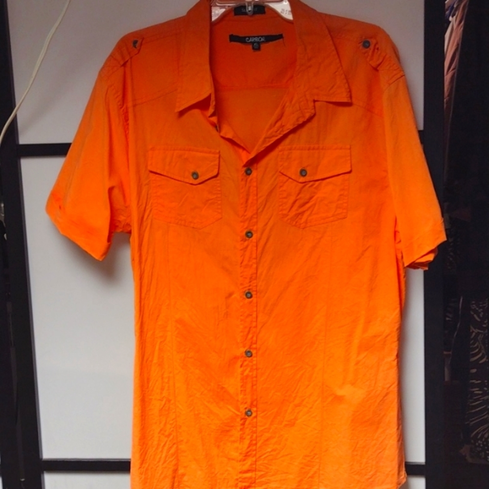 Carbow casual button down shirt, sz XL slim fit